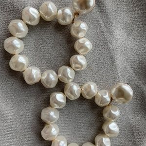 Bold Pearl Statement Earrings